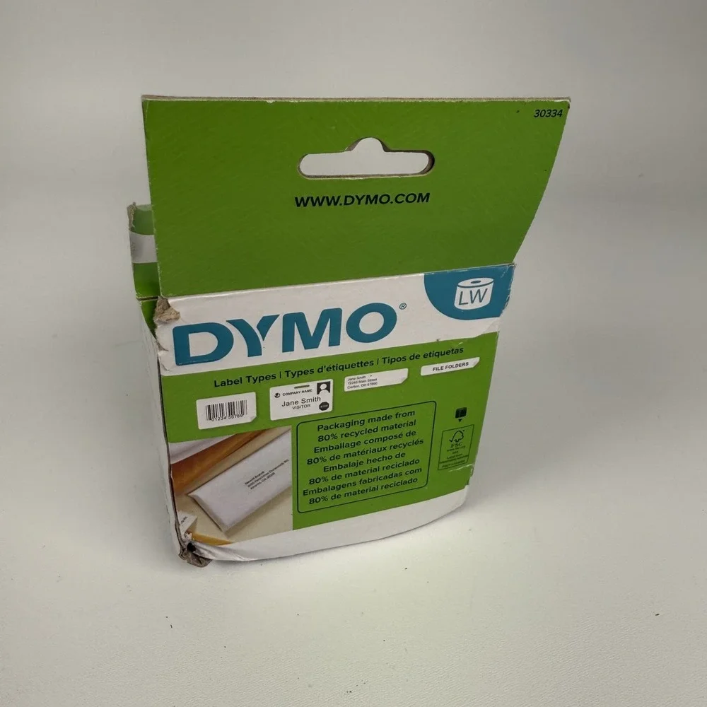 DYMO Multi Purpose Labels 1 1/4 x 2 1/4 1000 Labels Peel and Stick Rolls